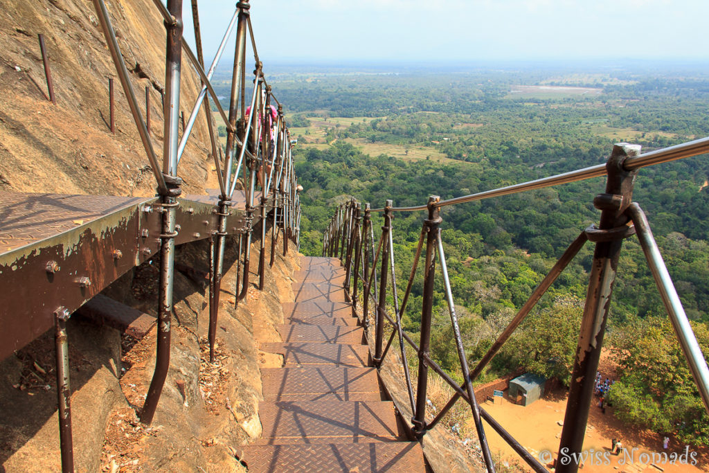 Sigiriya Rock Treppen