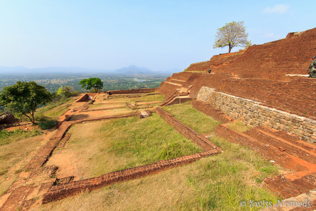 Sigiriya Rock Palast Mauern