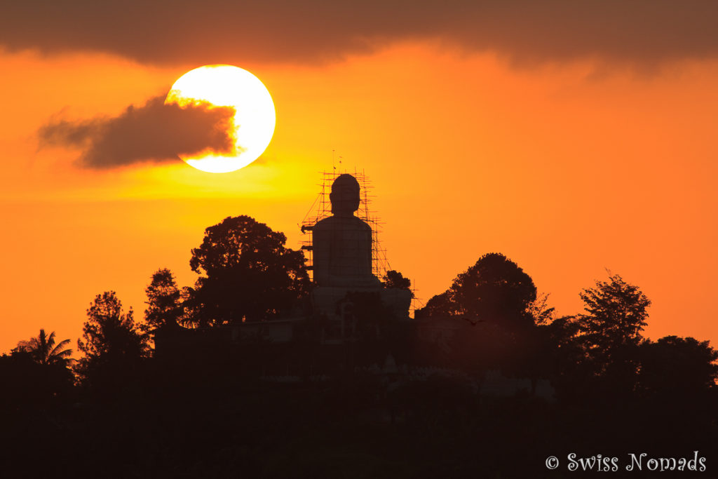 Sonnenuntergang Kandy Buddha