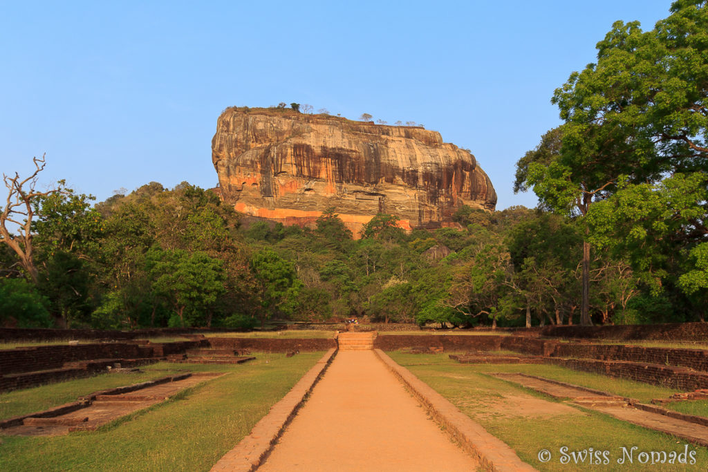 Sri Lanka Sehenswürdigkeiten Sigiriya Rock