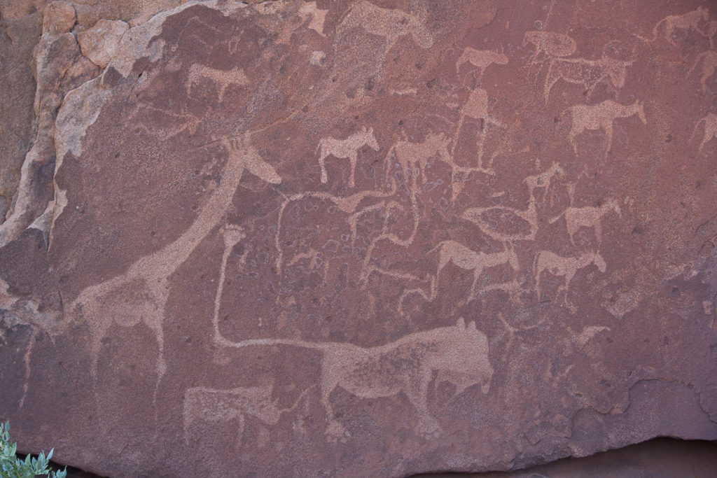 Twyfelfontein Felsgravuren in Namibia