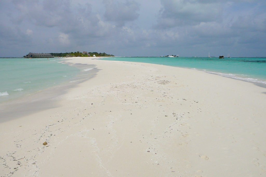 Die Sandbank von Kuredu