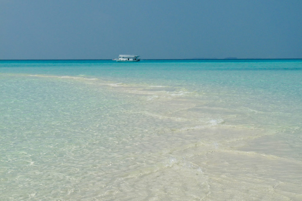 Klares Wasser auf den Malediven