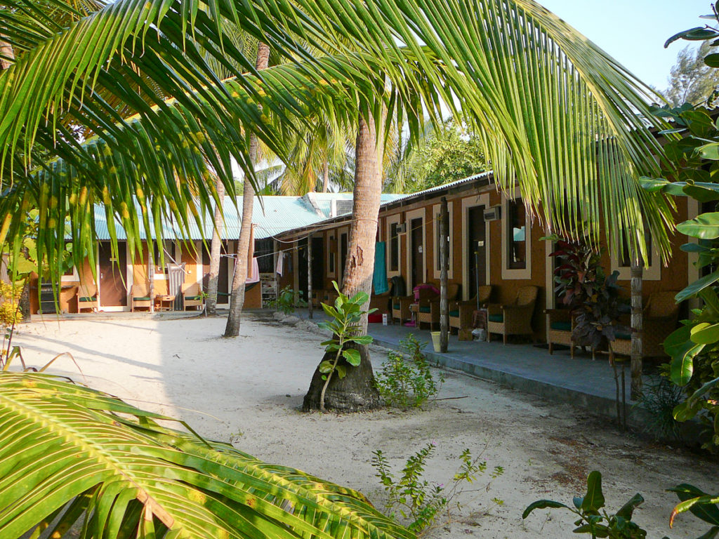 C-Block auf der Malediven Insel Kuredu