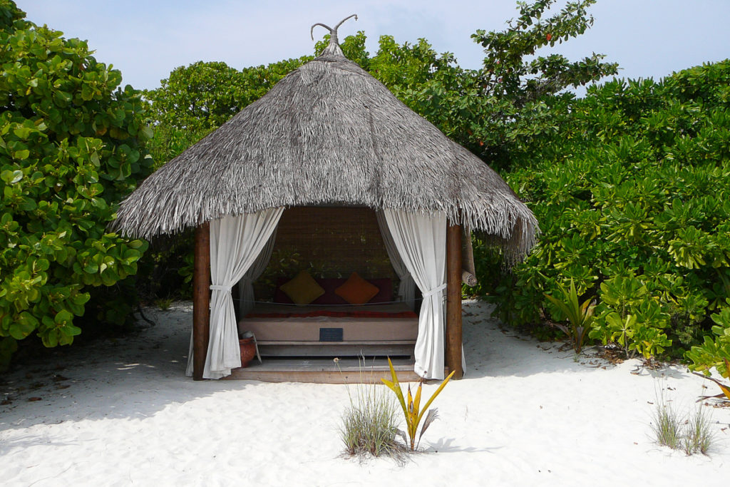 Strandhütte auf den Malediven
