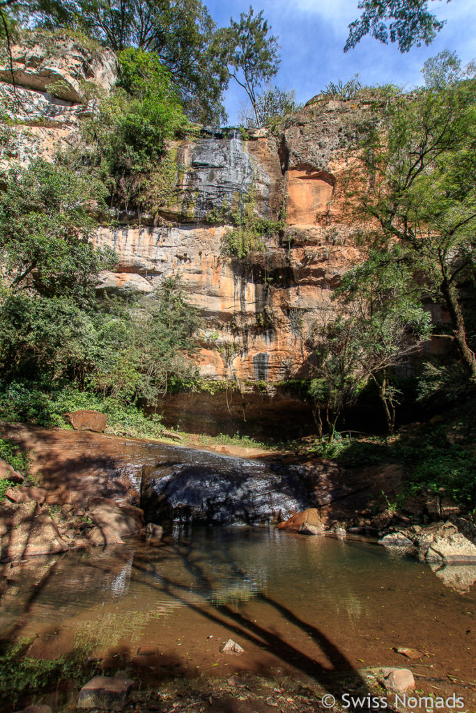 Der sehenswerte Salto Suizo in Paraguay