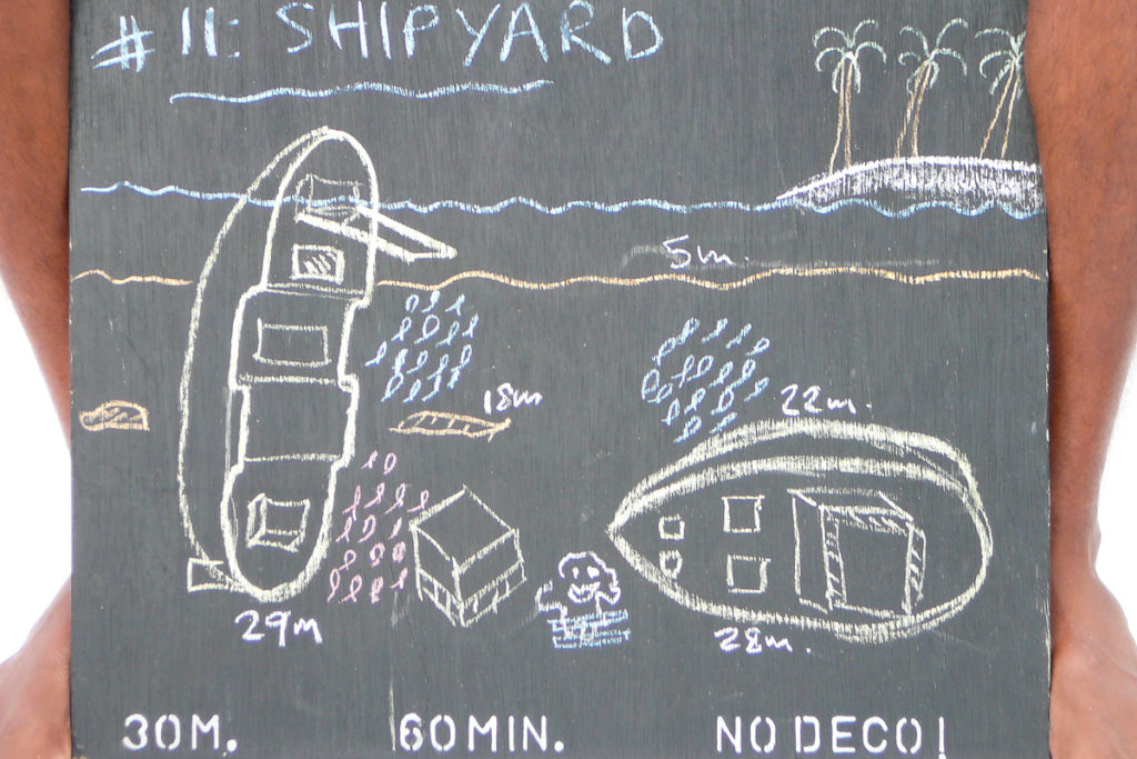 Tauchplatzkarte Shipyard