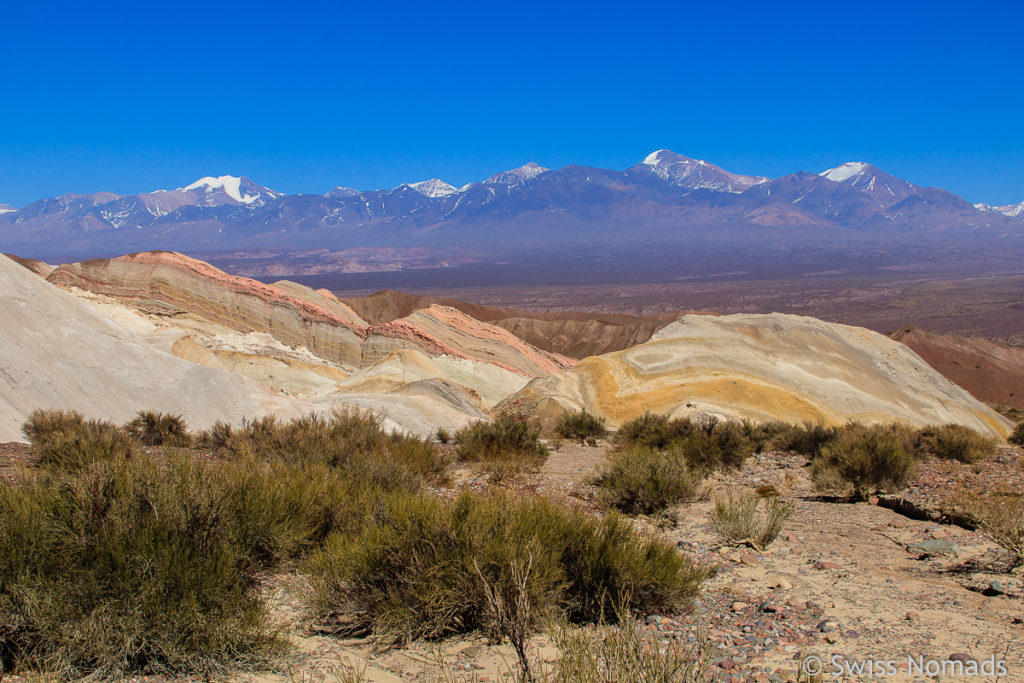 Aussicht Cerro Siete Colores Calingasta