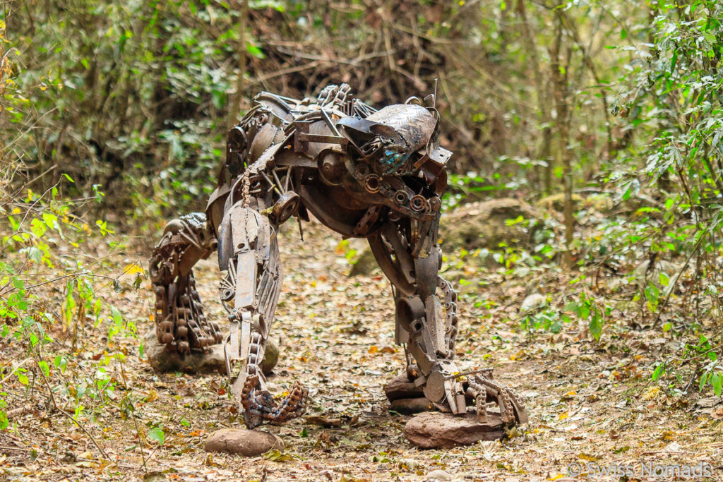 Eisen Skulptur im Calilegua Nationalpark