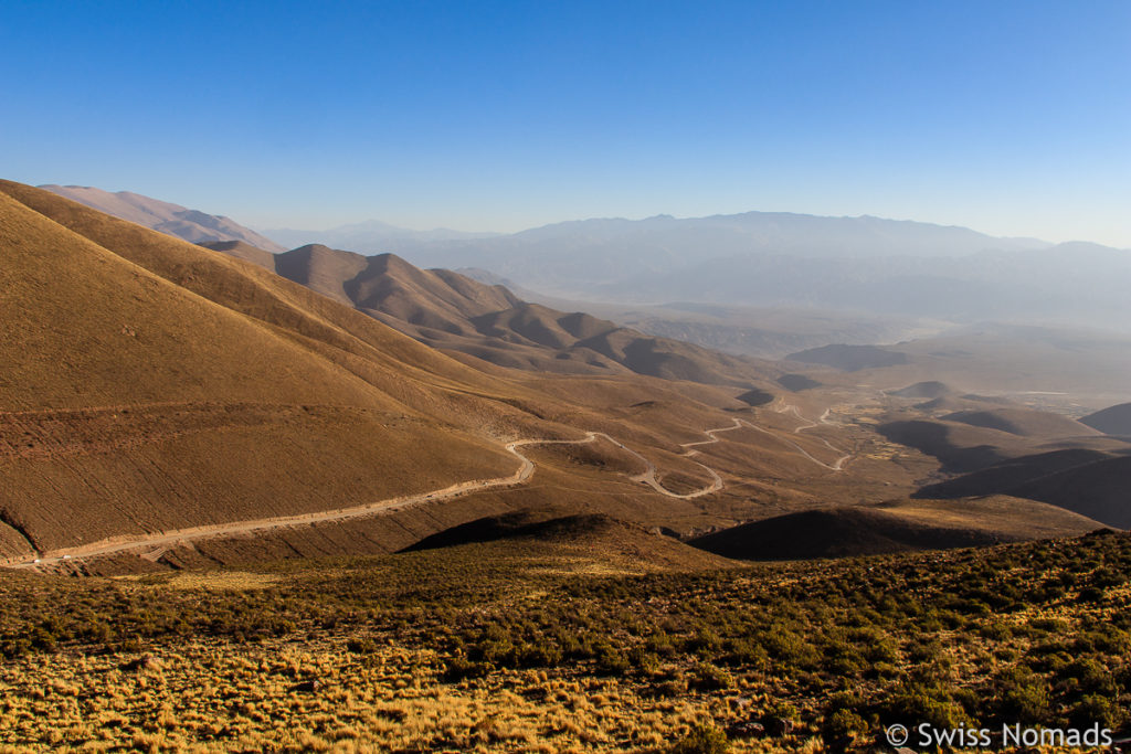 Fahrt Serrania de Hornacol Quebrada de Humahuaca