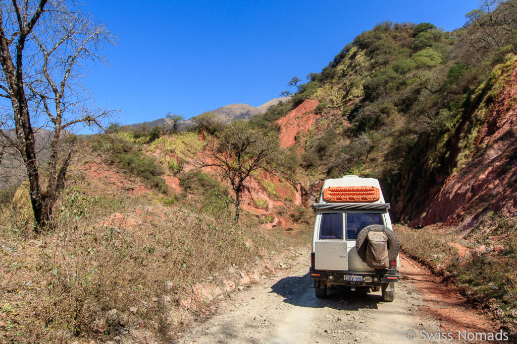 Die Ruta Provincial 4 durch den Potrero de Yala