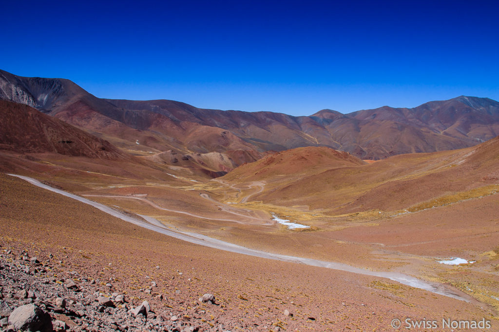 Aussicht vom Abra del Acay Richtung Süden