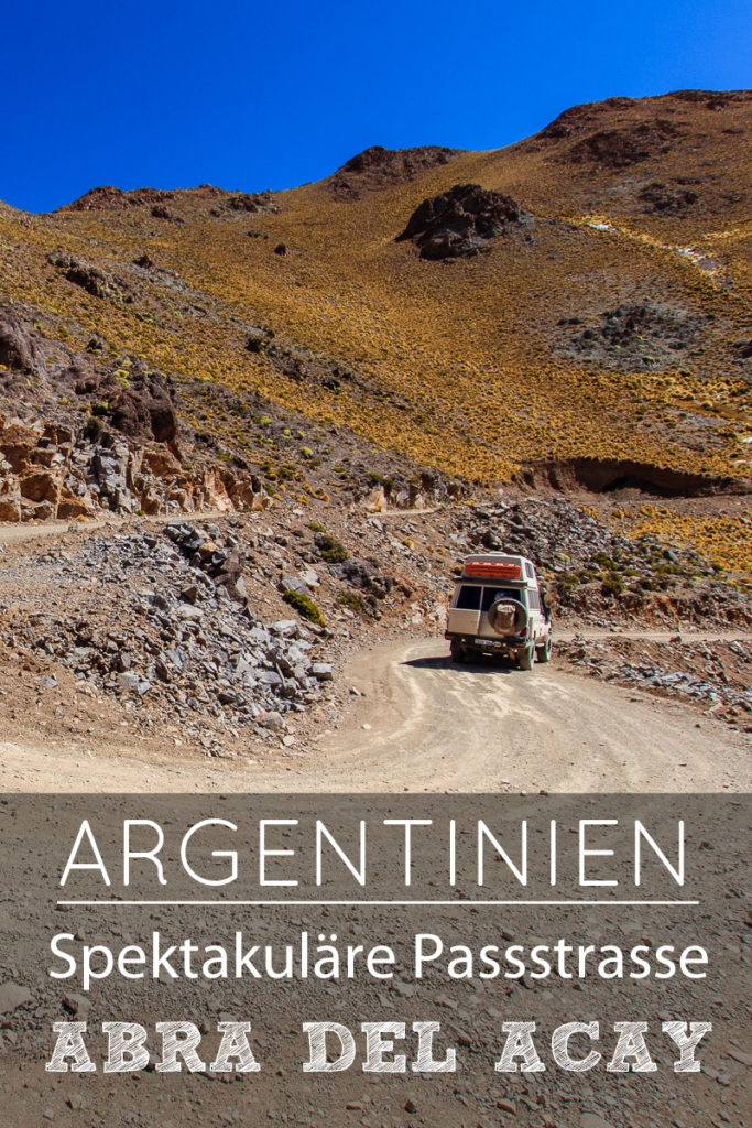 Abra del Acay Pass in Argentinien