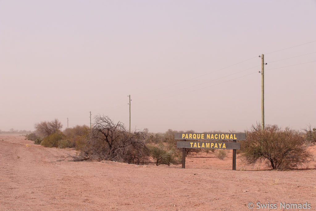 Talampaya Nationalpark im Sandsturm