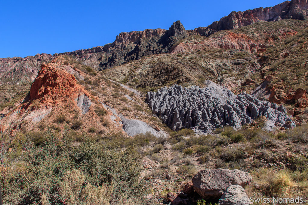 Bunte Felsformationen im Atuel Canyion