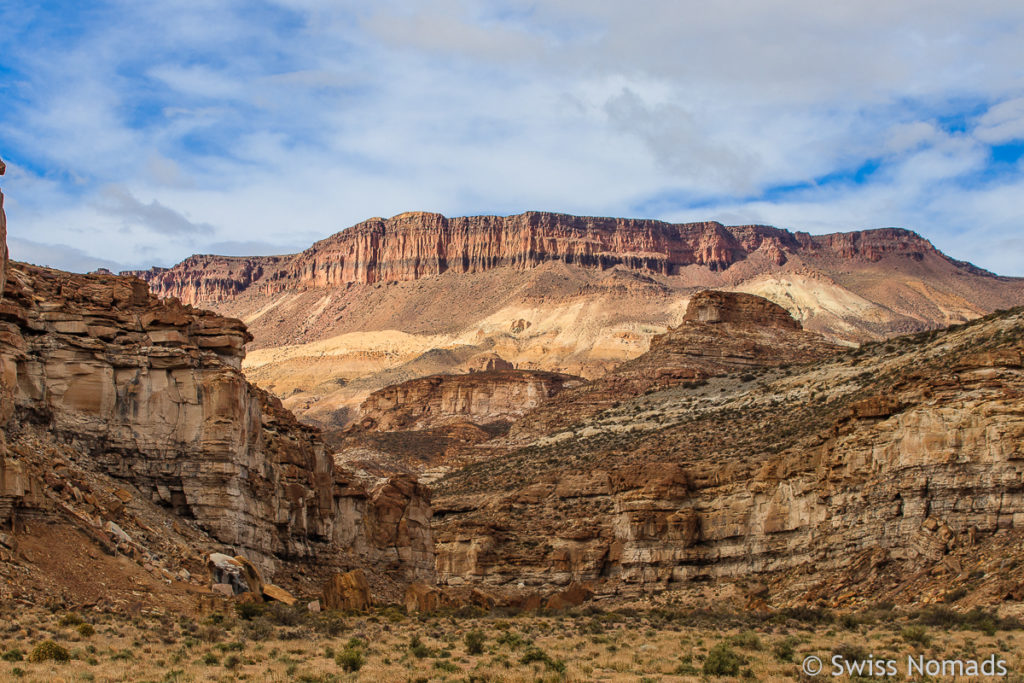 Berge Chubut Tal