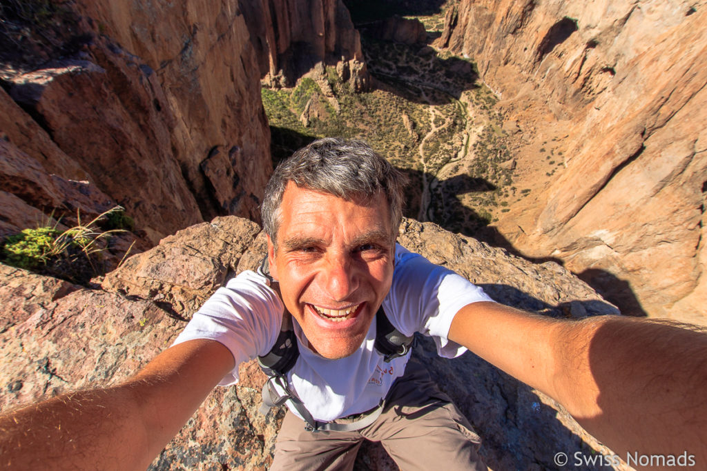 Marcel beim wandern Piedra Parada