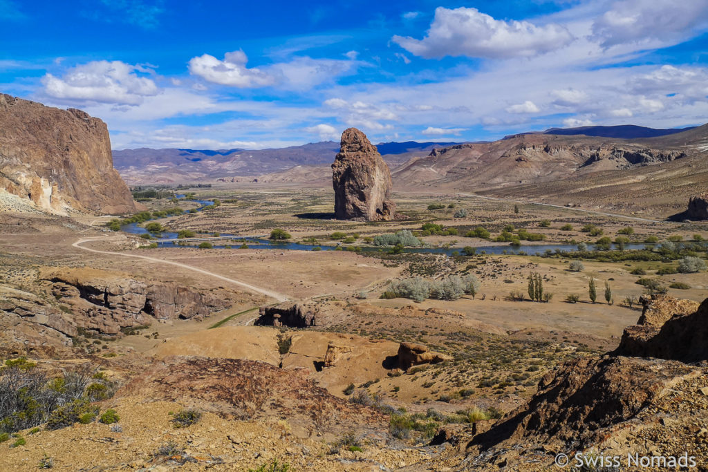 Piedra Parada im Chubut Tal