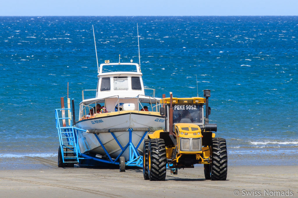 Puerto Piramides Boot von Peke Sosa