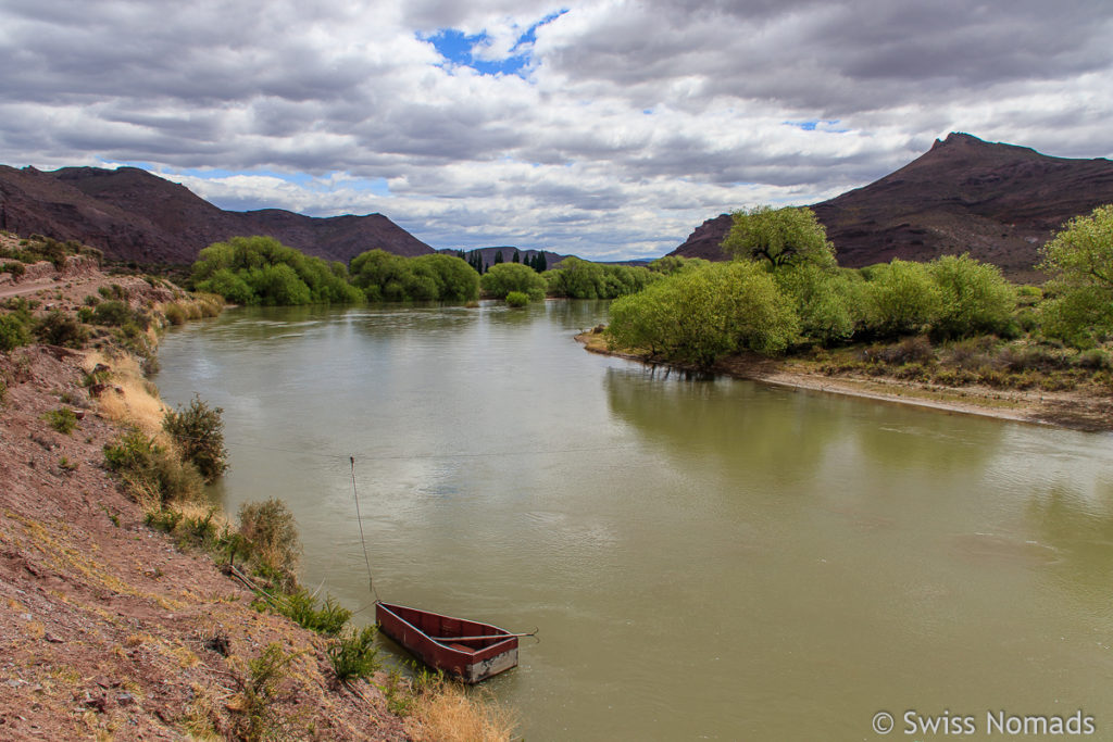 Rio Chubut in Argentinien