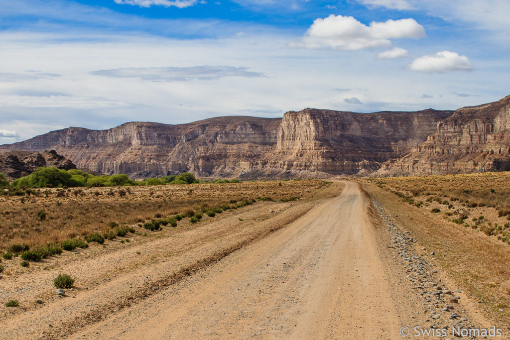 Ruta 12 im Chubut Tal