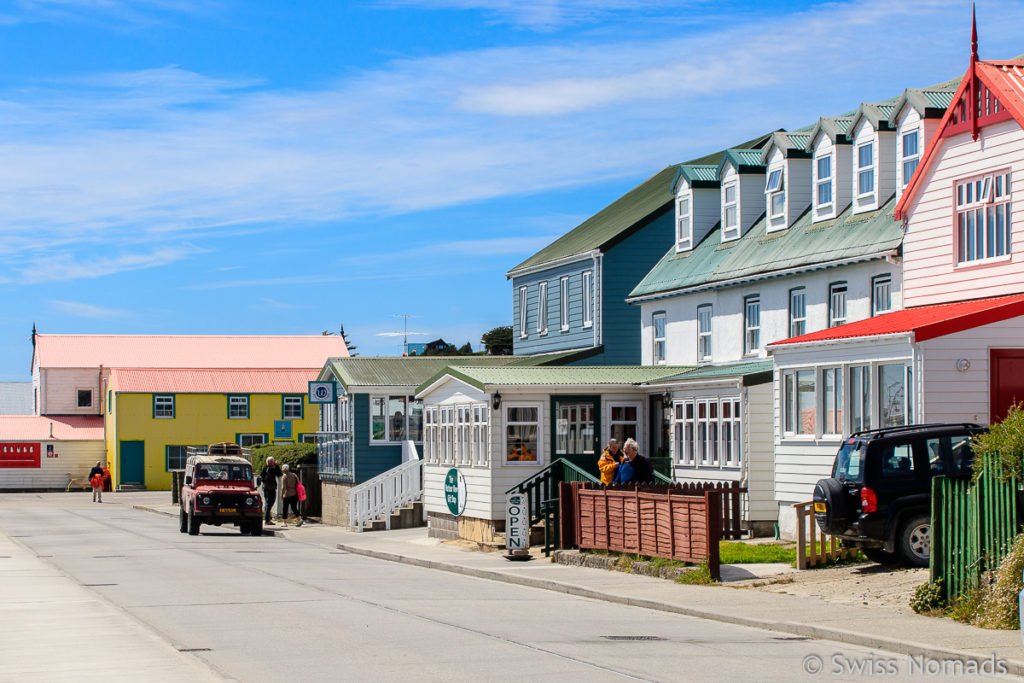 Strasse in Stanley Falkland Inseln