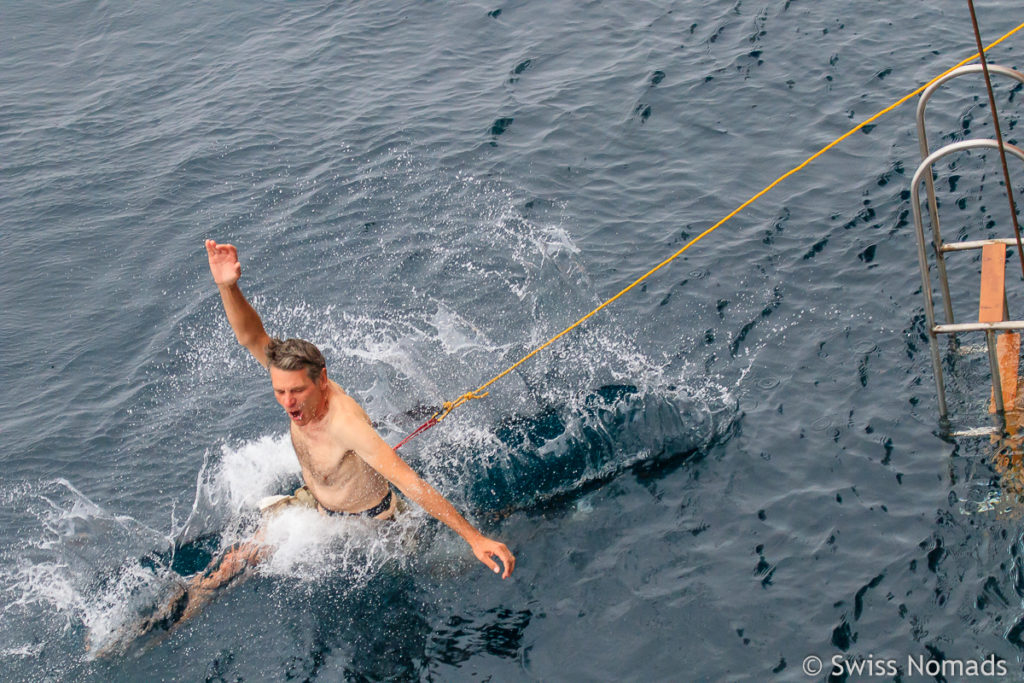 Marcel macht den Polar Plunge