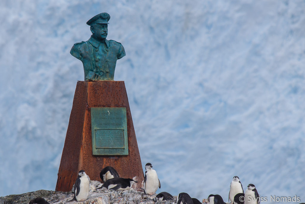 Statue am Point Wild auf Elephant Island