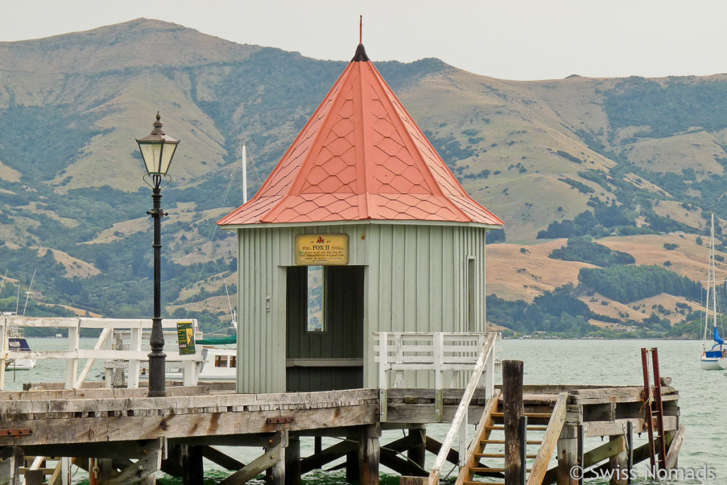 Akaora Steg in Neuseeland