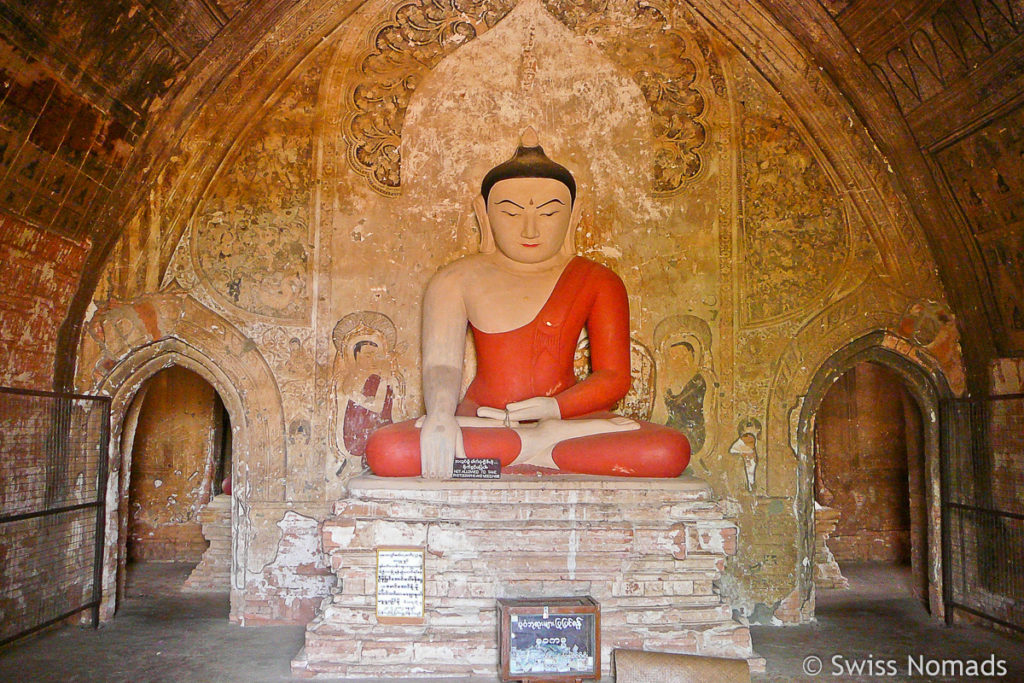 Buddha im Tempel von Bagan