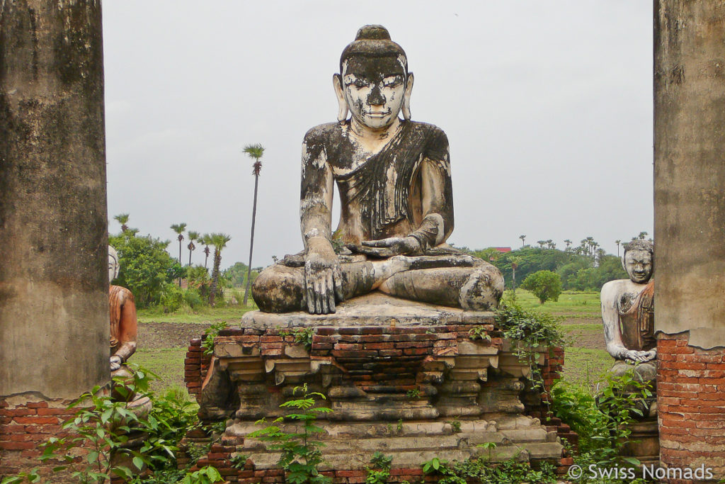 Buddha in der historischen Königsstadt Inwa