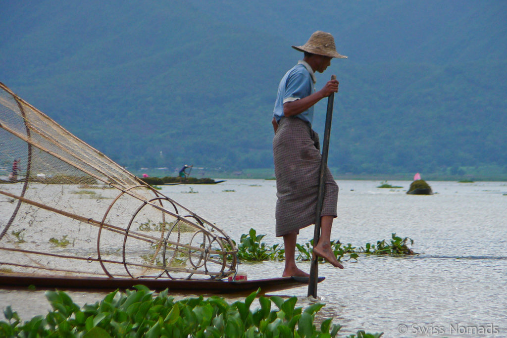 Der Inle-See ist eine Burma Sehenswürdigkeit 