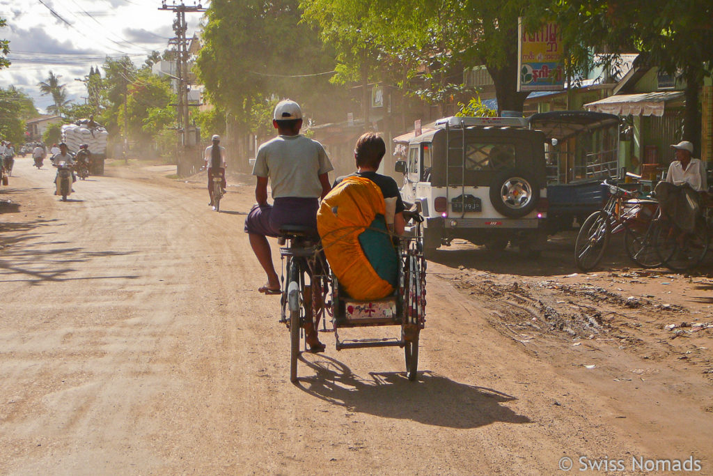 Fahrradrikscha in Pyay, Burma