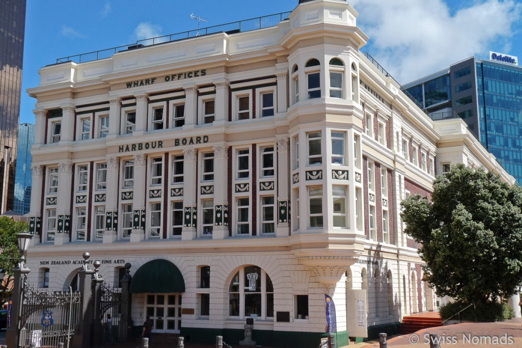 Hafen Gebäude in Wellington