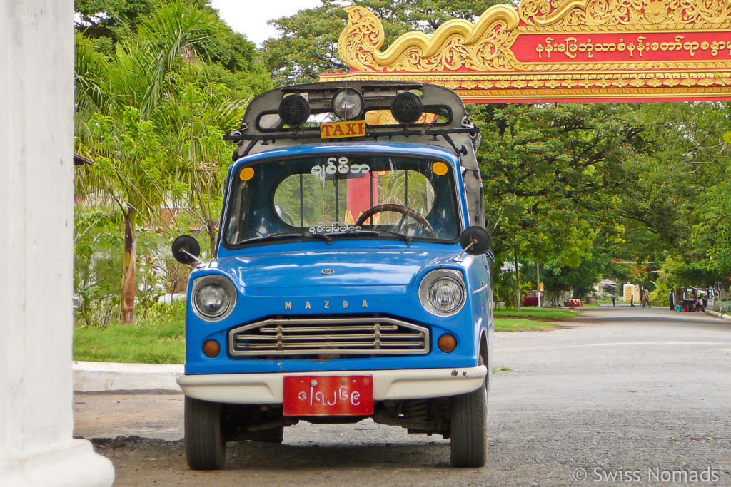 Mandalay Fahrer mit Mazda 600