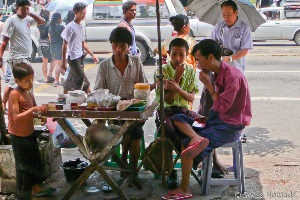 Stadtleben in Yangon