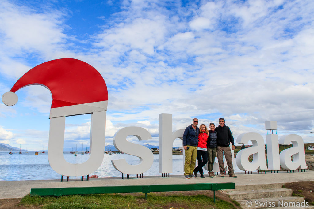 Sehenswürdigkeiten in Ushuaia Schrifftzug