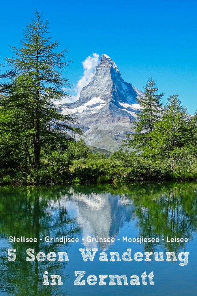 5 Seen Wanderung Zermatt Pinterest