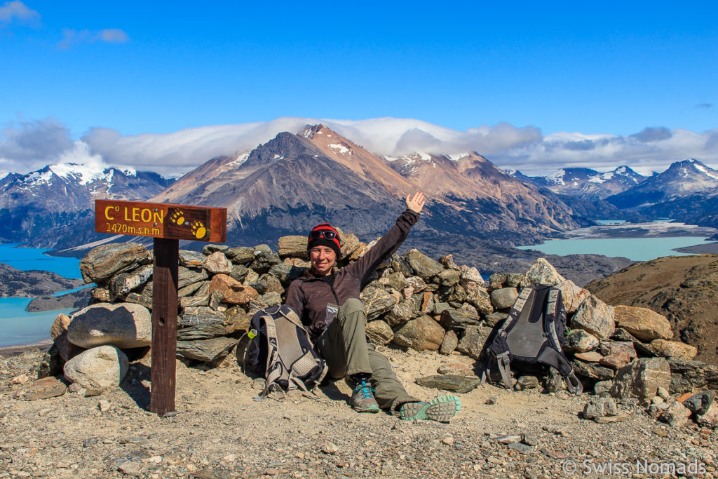 Gipfel Cerro Leon im Perito Moreno Nationalpark