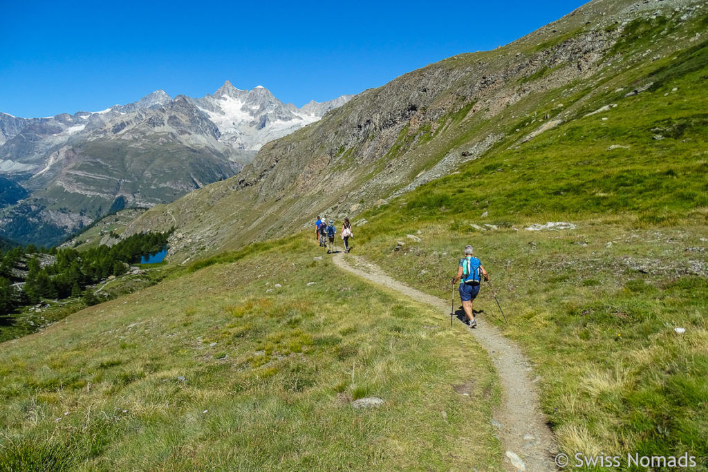 Wandern 5 Seenweg in Zermatt