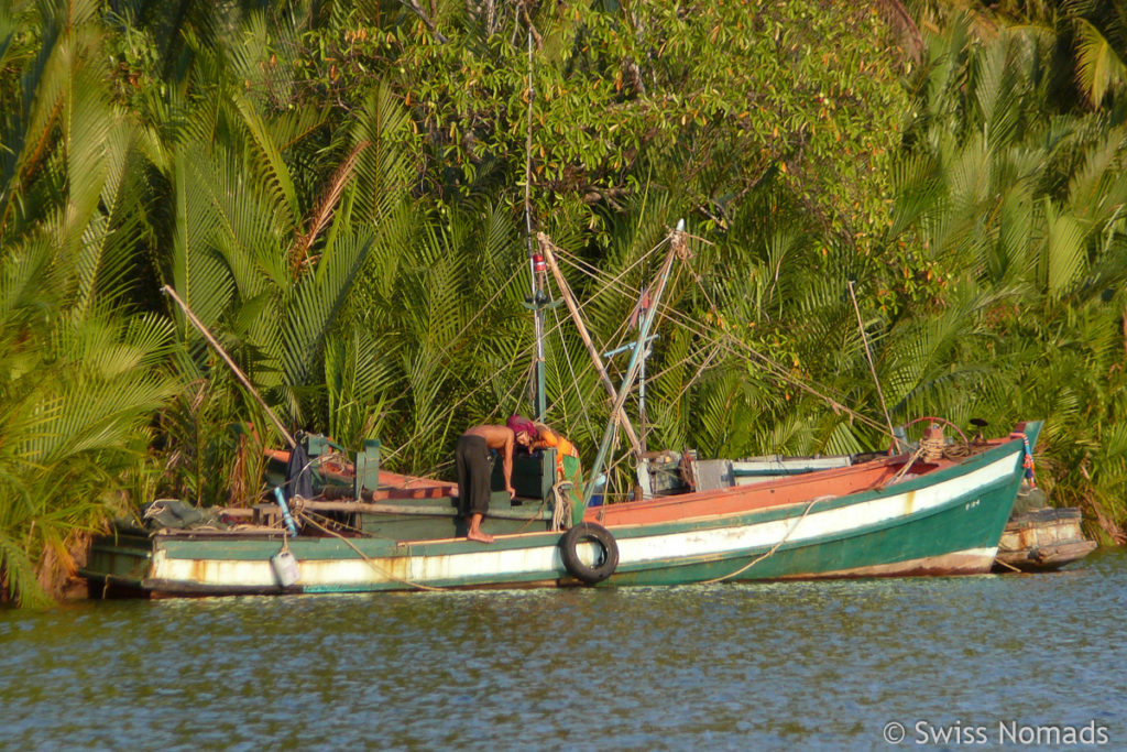 Bootsfahrt bei Kampot