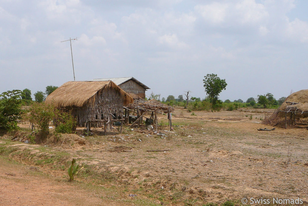 Kambodscha Farmhaus bei Battambang