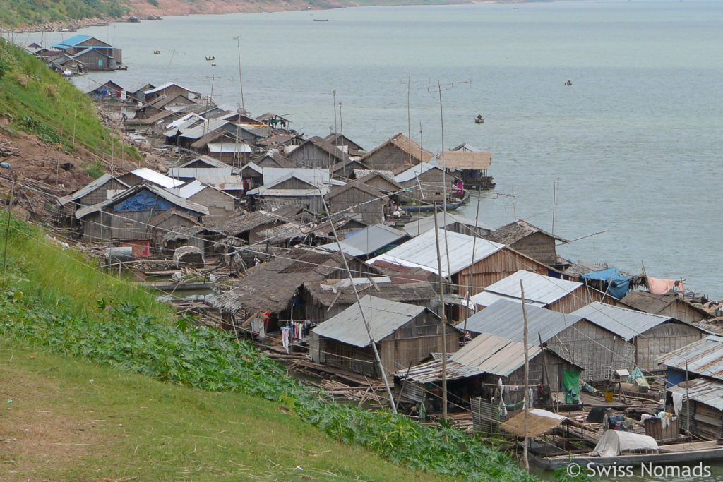 Schwimmendes Dorf bei Kampong Cham