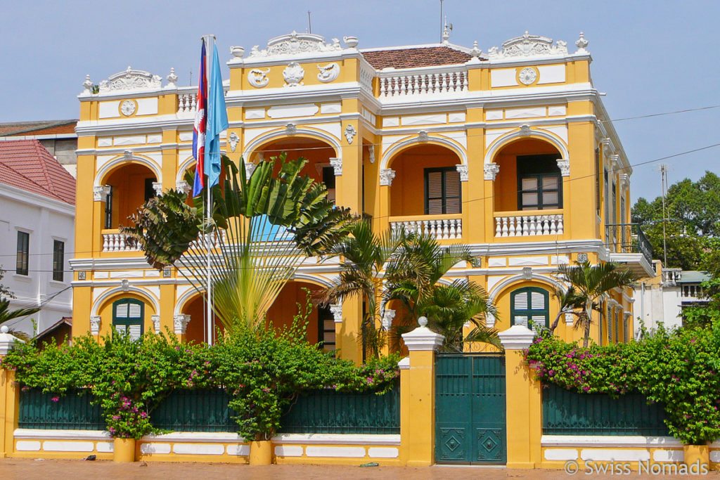 Kolonial Gebäude in Phnomh Penh