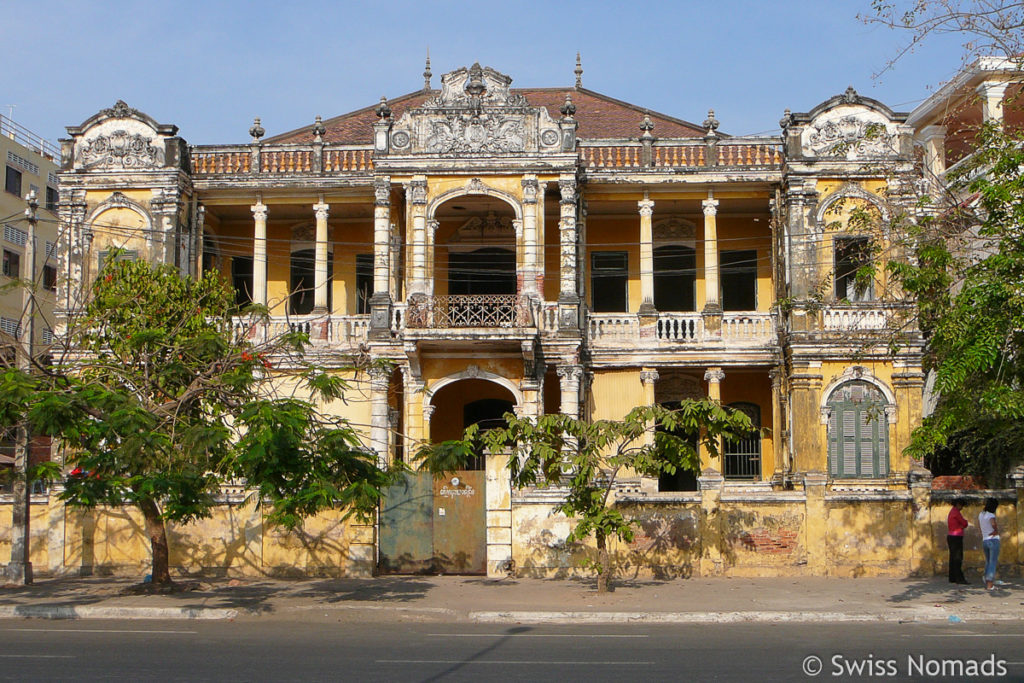 Altes Kolonial Gebäude in Phnomh Penh
