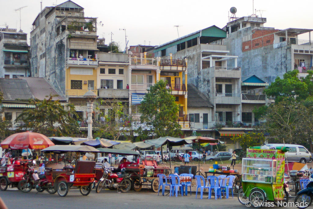 Marktstände in Phnom Penh