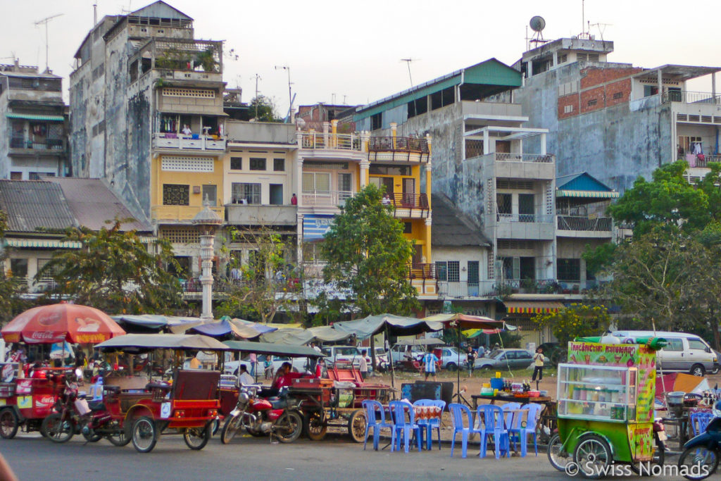 Marktstände in Phnom Penh