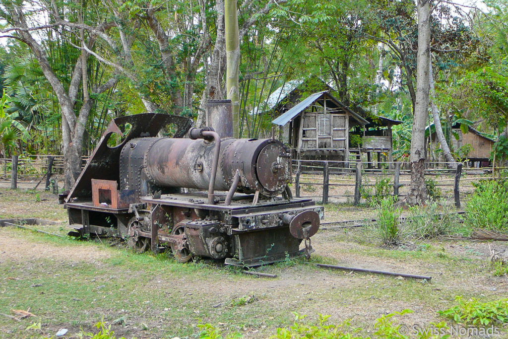 Eisenbahn auf Don Khon bei Si Phan Don