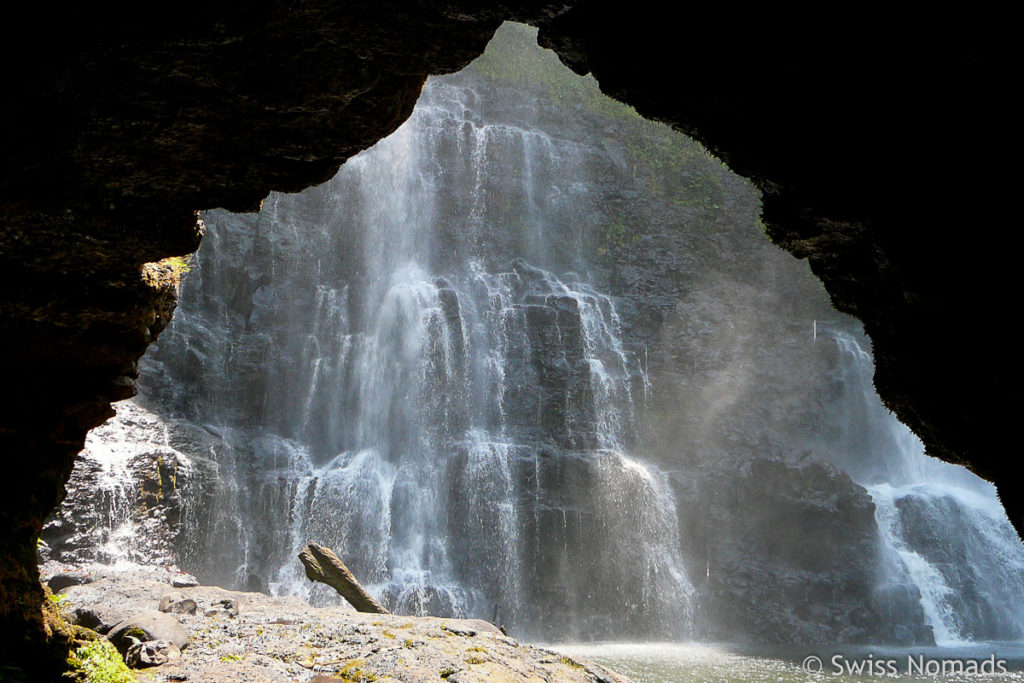 Basis des Tad Yuang Wasserfall bei Pakse