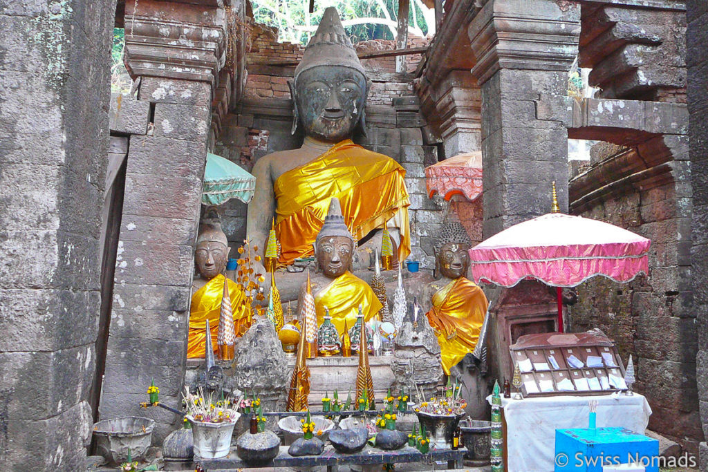 Buddha im Wat Phou bei Pakse 